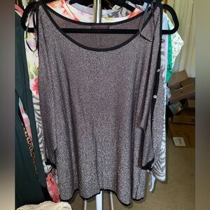 Fontana Elegant Black and Silver Women's Sweater